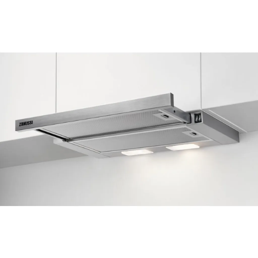 Zanussi - ZHP60350SA - Flachschirm-Dunstabzugshaube - 60 Cm 3 Zanussi - ZHP60350SA - Flachschirm-Dunstabzugshaube - 60 Cm