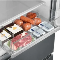 HAIER HTOPMNE7193 - Kombikühlschrank 3 Türen 450L (310 + 140L) - Belüftet Kalt - L70xH190,6cm - Silber 11 HAIER HTOPMNE7193 - Kombikühlschrank 3 Türen 450L (310 + 140L) - Belüftet Kalt - L70xH190,6cm - Silber -Angebote Herd Liebe Store c60db7056909cc4444145246c9d12a64