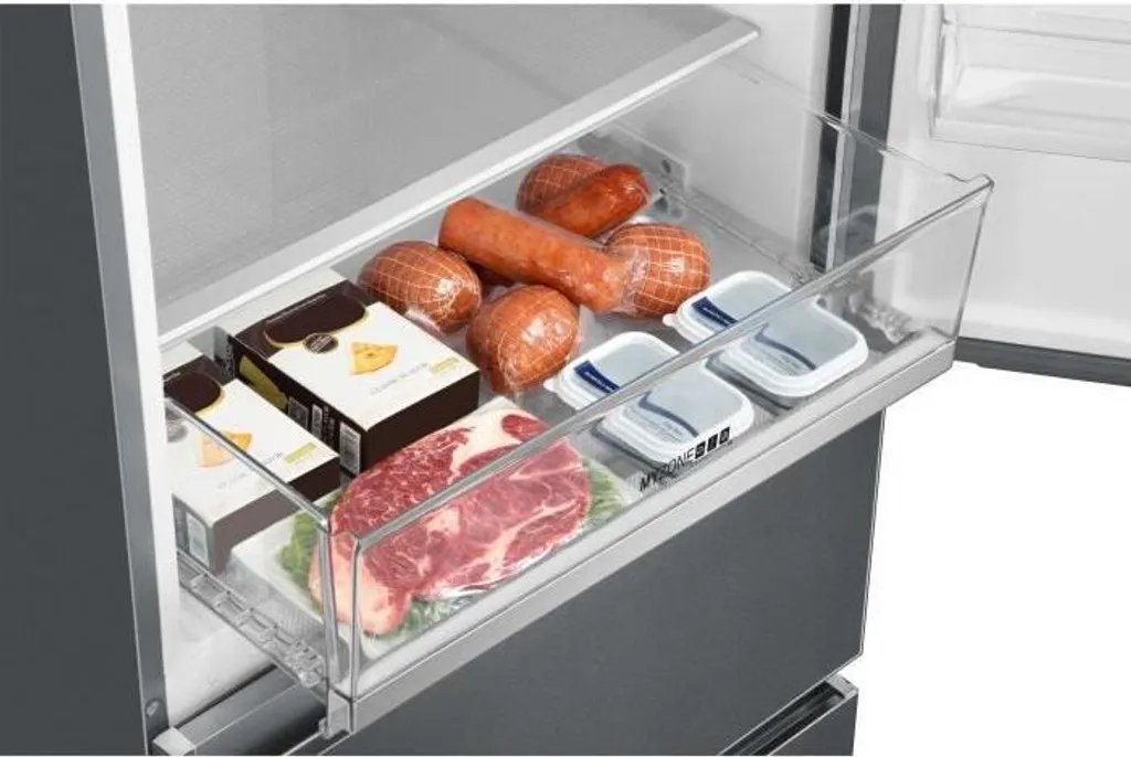 HAIER HTOPMNE7193 - Kombikühlschrank 3 Türen 450L (310 + 140L) - Belüftet Kalt - L70xH190,6cm - Silber 7 HAIER HTOPMNE7193 - Kombikühlschrank 3 Türen 450L (310 + 140L) - Belüftet Kalt - L70xH190,6cm - Silber - Image 5