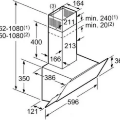 BOSCH Dunstabzugshaube DWK065G20 - Edelstahl Weiß, Wandmontage -Angebote Herd Liebe Store c8e8495661b696affd81bcdef4e8065d