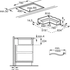 AEG - CCE84751CB - Einbau-Induktions-Kochfeld Mit Integriertem Dunsabzug - Umluft -Angebote Herd Liebe Store c9bac7b9a9266d7faf69e7f7bd1a5a4b