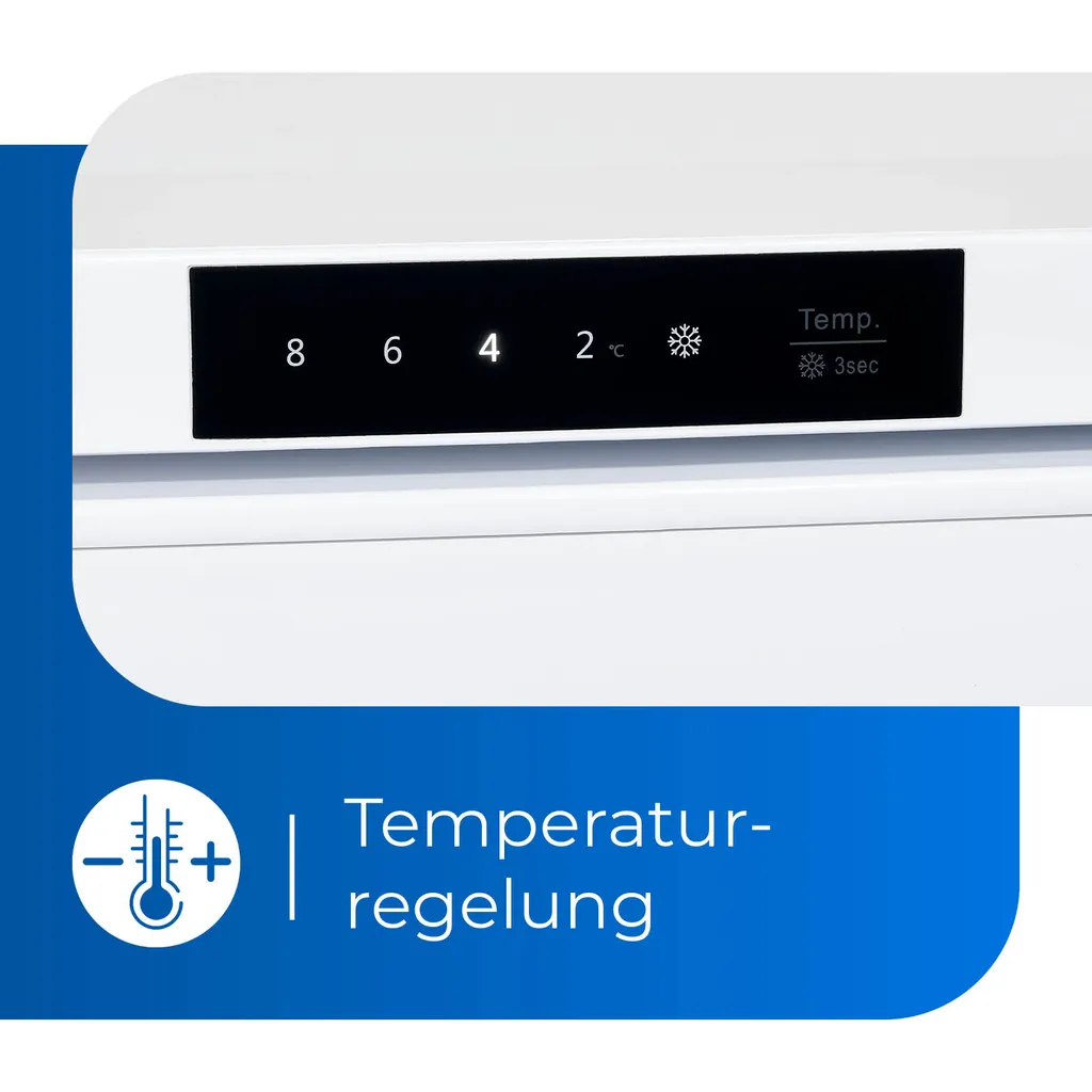 Exquisit Kühlschrank KS16-4-HE-010D Weiss | 120 L Nutzinhalt | Weiß 5 Exquisit Kühlschrank KS16-4-HE-010D Weiss | 120 L Nutzinhalt | Weiß - Image 3