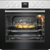 Bomann Elektroherd Set, Backofen Mit Glaskeramik-Herdplatte Und 4 Kochplatten, Ofen M. Ober-/Unterhitze, Grill- Und Umluft Mit Ceranfeld, Backofen M. Touch-Display EHBC 7933 IX