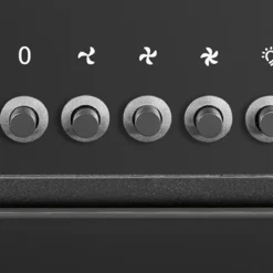 Bomann DU 7602 G Kopffreie Vertikal-Dunstabzugshaube 60cm, Glas-Front, Umluft- Oder Abluft-Betrieb & LED Beleuchtung, Mit Aluminium-Dunstfilter, Abzug 350 M3/h, Schwarz -Angebote Herd Liebe Store ce319693a368f36c29ae5122b87e93d1