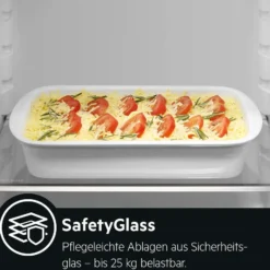 AEG RKB738E5MB Freistehender Kühlschrank / 1860 Mm / / 380 L / CustomFlex - Flexibles Türablagesystem / Null-Grad-Schublade / Farbe: Black Stainless Steel, Seiten Dunklegrau -Angebote Herd Liebe Store ce94b66035d5c11da14475ee959bb1d8