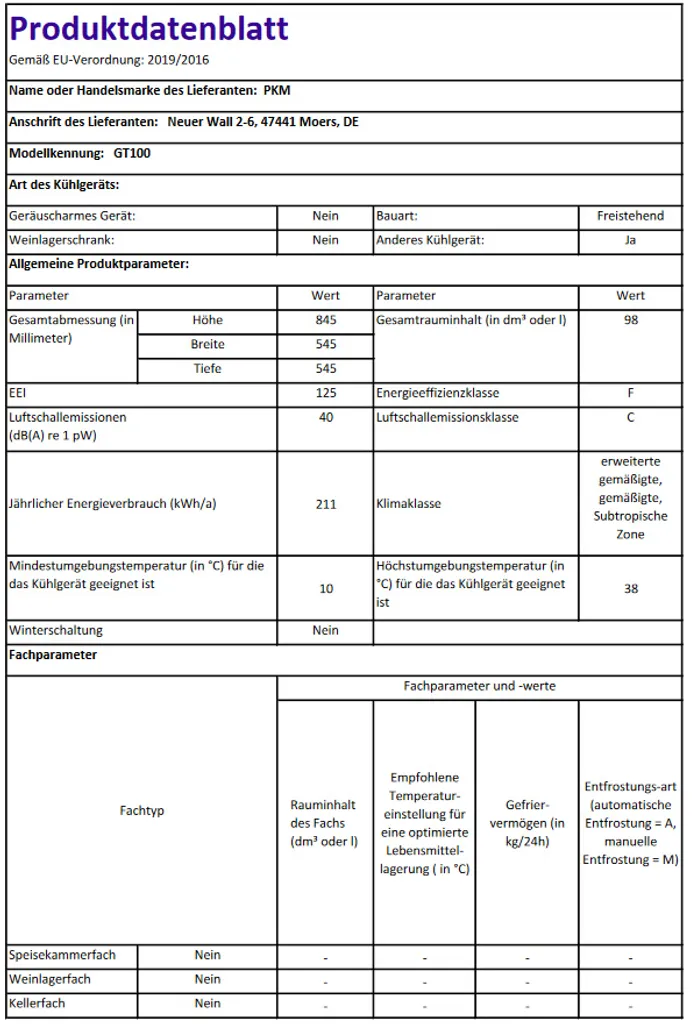 PKM Gefriertruhe Tiefkühlschrank Gefrierschrank Froster GT 100 Weiß F 98 L 7 PKM Gefriertruhe Tiefkühlschrank Gefrierschrank Froster GT 100 Weiß F 98 L - Image 5