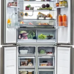 Haier HTF-508DGS7 CUBE Serie Kühl-Gefrier-Kombination / Multidoor / 360 L Kühlteil / 177 L Gefrierteil / Iconic Glas Grey Front / Switch Zone / MyZone / Humidity Zone / Total No Frost -Angebote Herd Liebe Store ceb95238f48093c7d78a75ddaf99e8ec