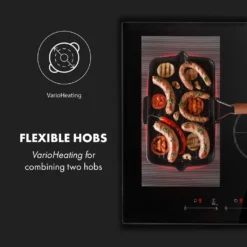 Delicatessa 77 Hybrid Einbaukochfeld Induktion 4 Zonen 7000W Glaskeramik -Angebote Herd Liebe Store cfc9d564b5e6911cf8e599602ee671f5