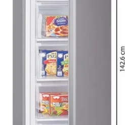 Bomann Gefrierschrank, Tiefkühlschrank, Freezer, Nutzinhalt 168 Liter, , Wechselbarer Türanschlag, 4 Sterne Gefrierraum, Edelstahl-Optik, GS 7340 -Angebote Herd Liebe Store d0ef5fb5a19b9ac96550ce16eab68a94