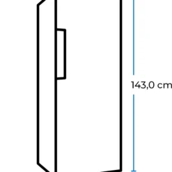 Exquisit Gefrierschrank GS231-NF-H-040D Weiss | 161 L Nutzinhalt | NoFrost | Umluftkühlung | LED-Anzeige | Wechselbarer Türanschlag -Angebote Herd Liebe Store d175ccb246fbde7af1b357e3f9fca240