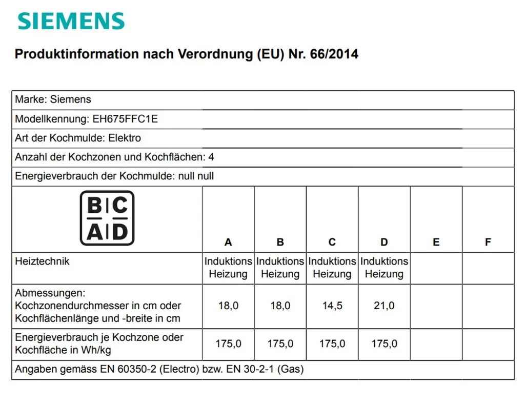 Siemens Induktionskochfeld EH675FFC1E BRÄTERZONE Autark SCHOTT CERAN® 8 Siemens Induktionskochfeld EH675FFC1E BRÄTERZONE Autark SCHOTT CERAN® - Image 6
