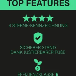 Bomann Gefrierschrank, Tiefkühlschrank, Freezer, Nutzinhalt 168 Liter, , Wechselbarer Türanschlag, 4 Sterne Gefrierraum, Edelstahl-Optik, GS 7340 -Angebote Herd Liebe Store d26a72639c468383b91d0ae7df20b653 1