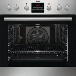 AEG - Kombi 3021 (EES33102ZM + HE604062XB) - Einbau-Herdset - Edelstahl
