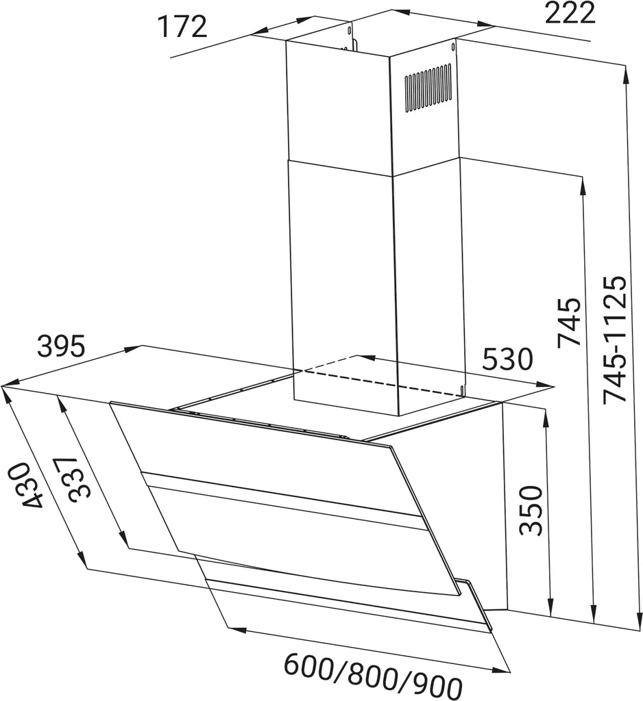 Dunstabzugshaube 60cm HERMES606S 13 Dunstabzugshaube 60cm HERMES606S - Image 11