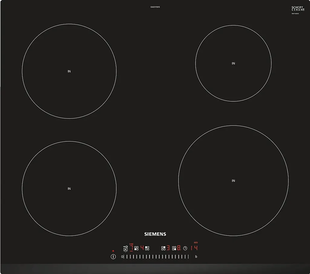 Siemens Induktionskochfeld EU631FEB1E - Autark, 60 Cm, 4x Power Induktion 3 Siemens Induktionskochfeld EU631FEB1E - Autark, 60 Cm, 4x Power Induktion