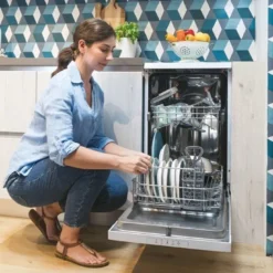 Candy CDPH 2L949W Freistehender Geschirrspüler, Weiß, 44,8 Cm Breite, 9 Maßgedecke, 4 Temperatureinstellungen, 5 Programme, , 9 Liter/Programm, 75 KWh/100 Zyklen, 49 DB, Startzeitvorwahl -Angebote Herd Liebe Store d3a663f52e5be25e97682605f4faa1f2