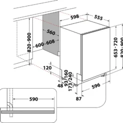Bauknecht BCIO 3C33 EC, Voll Integriert, Standardgröße (60 Cm), Edelstahl, Tasten, 1,3 M, Kalt, Heiß -Angebote Herd Liebe Store d476bb8063e913ea755af64a72df20c3
