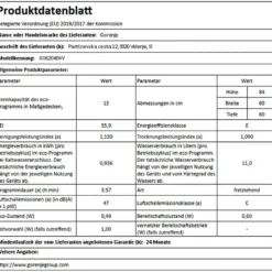 Gorenje GS 62040 W Geschirrspüler Freistehend 60cm Weiß - 13 Maßgedecke - 5 Programme - AquaStop - Edelstahlbottich - Selbstreinigender Filter - Multifunktionaler Unterkorb - 3 In 1 Funktion -Angebote Herd Liebe Store d5e502a8bf957a21ad6246b83de20fd0