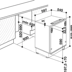 Bauknecht KSU 8VF1 Unterbau-Kühlschrank (Nische 82) / Gesamtnutzinhalt: 144 Liter/ Abtauautomatik Im Kühlteil / Einfache Festtürmontage -Angebote Herd Liebe Store d6a36edeed8af9faadb23eac356eb427