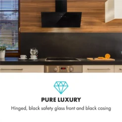 Laurel 90 Dunstabzugshaube 90cm Abluft: 350 M³/h LED Touch Schwarz -Angebote Herd Liebe Store d6e0e90a15fdd3884420d53abdc5397a