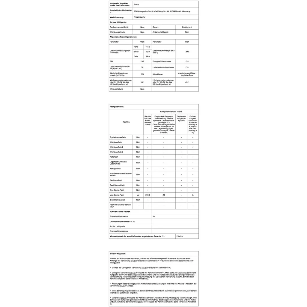 Bosch Serie 6 GSN51AWDV Gefrierschränke - Weiß 17 Bosch Serie 6 GSN51AWDV Gefrierschränke - Weiß - Image 15