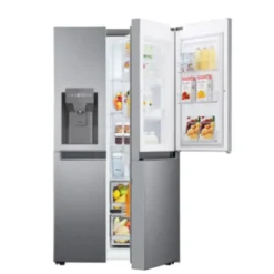 LG Side-by-Side Kühlschrank GSJV31DSXF Total No Frost Kühl-/Gefrierkombination - 634 Liter, Graphit -Angebote Herd Liebe Store d87cae2f17460194d2588bff73364075