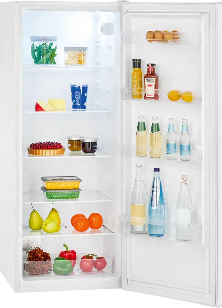 Bomann VS 7339 Vollraumkühlschrank, 242 Liter Nutzinhalt, Temperaturbereich: 0°C +8°C, Türanschlag Rechts, Wechselbar, Weiß 4 Bomann VS 7339 Vollraumkühlschrank, 242 Liter Nutzinhalt, Temperaturbereich: 0°C +8°C, Türanschlag Rechts, Wechselbar, Weiß - Image 2