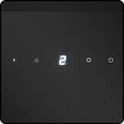 Bomann DU 7603 G Kopffreie Vertikal-Haube /60 Cm/LED-Ambiente/Touch Control/Umluft- Oder Abluftbetrieb -Angebote Herd Liebe Store d96af30012387b9f125b0dca33ed3c49