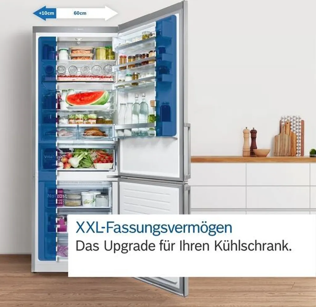 Bosch GSN58AWCV Serie 6 Freistehender Gefrierschrank/C / 191 X 70 Cm / 202 KWh/Jahr/Weiß / 366 L/XXL Größe/LED Beleuchtung/VarioZone/NoFrost 16 Bosch GSN58AWCV Serie 6 Freistehender Gefrierschrank/C / 191 X 70 Cm / 202 KWh/Jahr/Weiß / 366 L/XXL Größe/LED Beleuchtung/VarioZone/NoFrost – Bild 14