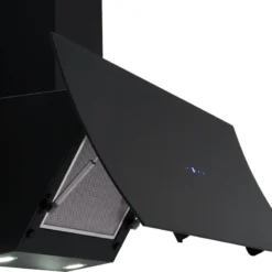 Respekta Dunstabzugshaube Schräghaube Wandhaube Kopffrei Glas 90 Cm Schwarz LED -Angebote Herd Liebe Store da373fe48713b281d974bc3943a7d5c8