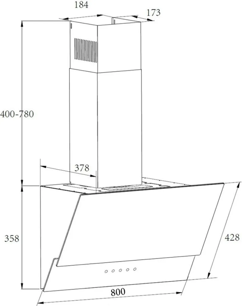 Amica KHF 684 610 S Kopffreihauben - Schwarz 4 Amica KHF 684 610 S Kopffreihauben - Schwarz - Image 2
