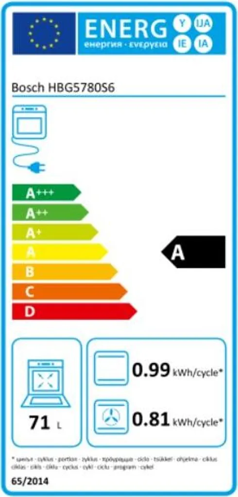 Bosch HBG5780S6, Serie | 6, Einbau-Backofen, 60 X 60 Cm, Edelstahl 12 Bosch HBG5780S6, Serie | 6, Einbau-Backofen, 60 X 60 Cm, Edelstahl - Image 10