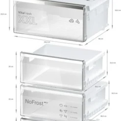 Bosch Serie 6, Freistehende Kühl-Gefrier-Kombination Mit NoFrost, 203 X 60 Cm, Edelstahl (mit Antifingerprint) KGN39AIBT 28 Bosch Serie 6, Freistehende Kühl-Gefrier-Kombination Mit NoFrost, 203 X 60 Cm, Edelstahl (mit Antifingerprint) KGN39AIBT -Angebote Herd Liebe Store da9bb2eae1490083b8e0b727788b61b6