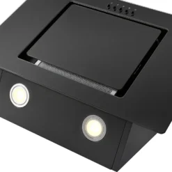 Bomann DU 7602 G Kopffreie Vertikal-Dunstabzugshaube 60cm, Glas-Front, Umluft- Oder Abluft-Betrieb & LED Beleuchtung, Mit Aluminium-Dunstfilter, Abzug 350 M3/h, Schwarz -Angebote Herd Liebe Store daa40ede923d0031de6132d8172cdc8f