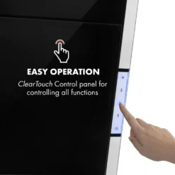 Klarstein Mirage 60 Dunstabzugshaube Kopffreihaube Wandabzugshaube , 60 Cm , Abluftleistung: 550 M³/h , ClearTouch Control: Seitlich Integrierte Touch-Steuerung , Eco Excellence: Energieeffizienzklasse A++ , Balanced Light Concept Mit 9 Verschiedenen RGB-Farben Als Ambientelicht , Kann Auf Umluftbetrieb Umgerüstet Werden , Zuschaltbare Beleuchtung , Schwarz -Angebote Herd Liebe Store dbce74dd2679918705e4b9e138c6459a