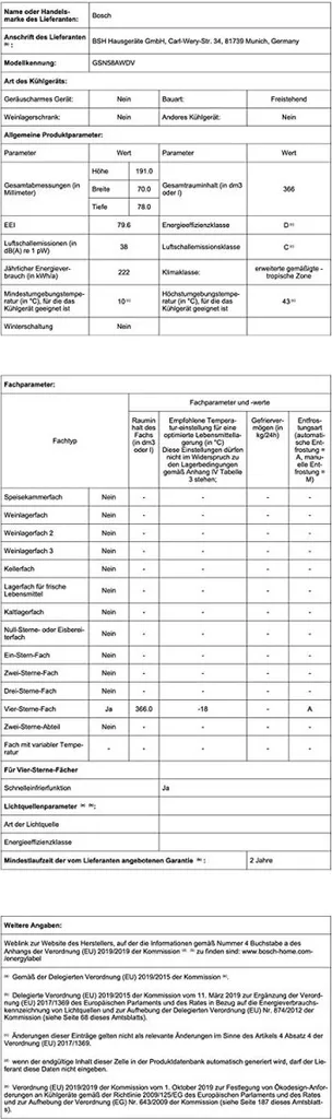 Bosch Serie 6 GSN58AWDV Gefrierschränke - Weiß 16 Bosch Serie 6 GSN58AWDV Gefrierschränke - Weiß - Image 14