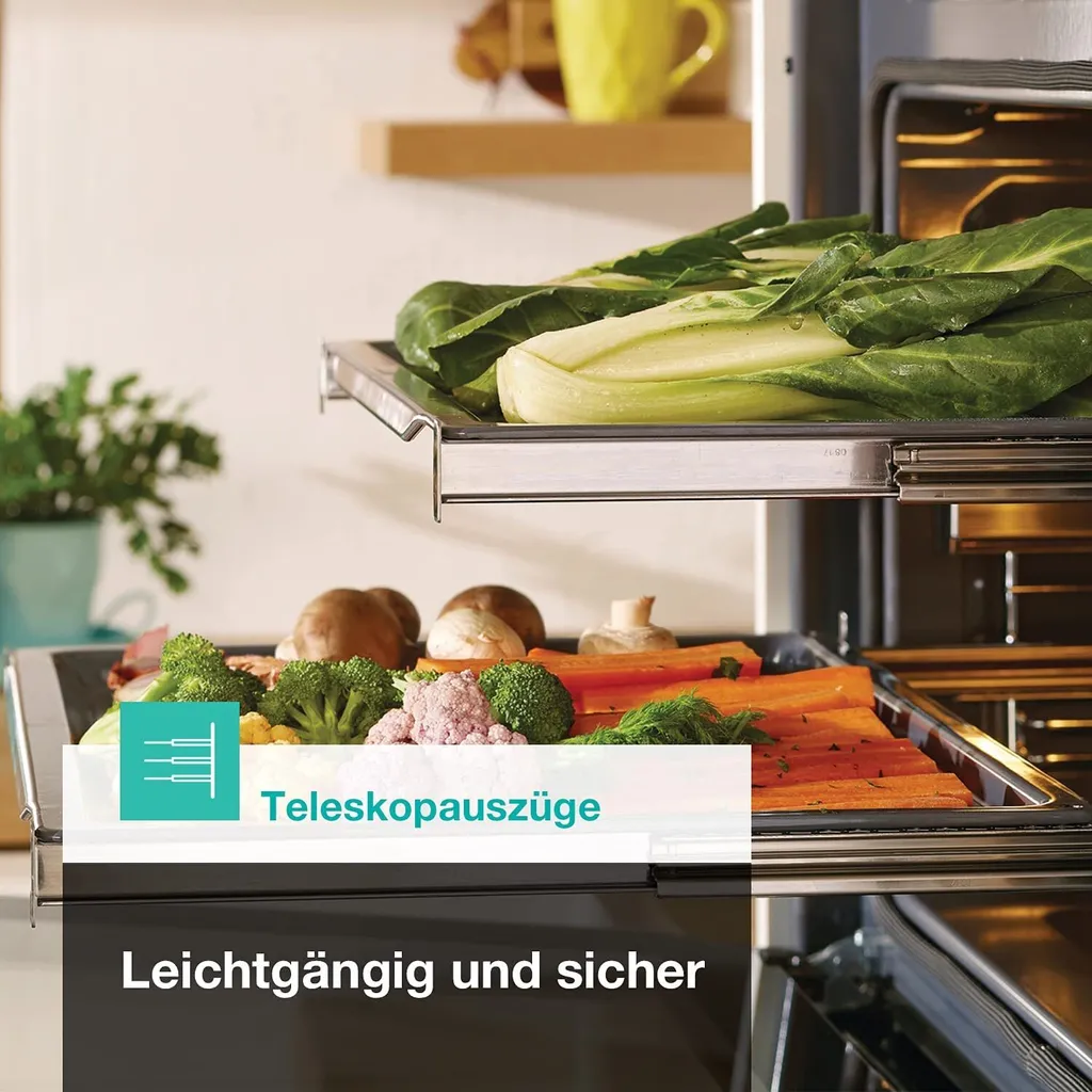Gorenje Black Set 4 Einbauherd-Set Mit Glaskeramik-Kochfeld Mit Edelstahlrahmen, Heißluft - 77L XXL Volumen - ExtraSteam - GentleClose - EcoClean - AirFry - PizzaMode - PerfectGrill - Teleskopauszüge - Schwarz 18 Gorenje Black Set 4 Einbauherd-Set Mit Glaskeramik-Kochfeld Mit Edelstahlrahmen, Heißluft - 77L XXL Volumen - ExtraSteam - GentleClose - EcoClean - AirFry - PizzaMode - PerfectGrill - Teleskopauszüge - Schwarz - Image 16