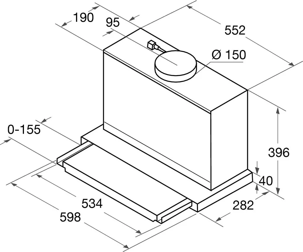 Bauknecht DBAH 65 LM X Dunstabzugshaube Flachschirm / 60cm / Für Abluft- Und Umluftbetrieb Geeignet / 85,8 KWh / LED / 3 Leistungsstufen 3 Bauknecht DBAH 65 LM X Dunstabzugshaube Flachschirm / 60cm / Für Abluft- Und Umluftbetrieb Geeignet / 85,8 KWh / LED / 3 Leistungsstufen