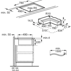 AEG - CDE84779CB - Einbau-Induktions-Kochfeld Mit Integriertem Dunsabzug - WiFi - Abluft -Angebote Herd Liebe Store ddaca672df4ca4be3621f6c9d2062fa9