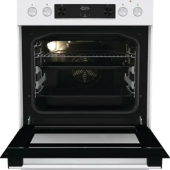 Gorenje GECS6C 70 WPA Elektro-Standherd - Glaskeramik-Kochfeld - 71 Liter - ExtraSteam - GentleClose - AirFry - Versenkbare Knebel - AquaClean - PerfectGrill - Teleskopauszüge - Weiß -Angebote Herd Liebe Store ddd3c44647e3797f7f47c6414e27dd91