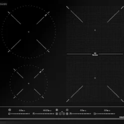 Klugmann Flex-Induktions-Kochfeld KI6000SB, MultiSlider-Touch, Direktfunktionen: Temperaturerhaltung, Kochen Und Auflösen Power Plus, Stop & Go-Funktionen, Digital Timer, 99-Minuten-Timer, Einfach Zu Säubern, Automatische Abschaltung, Warmhaltefunktion Restwärmeindikatoren, Quick Boiling, Acoustic Alarm, Mute Function, Automatic Safety Disconnection (Auto Lock)