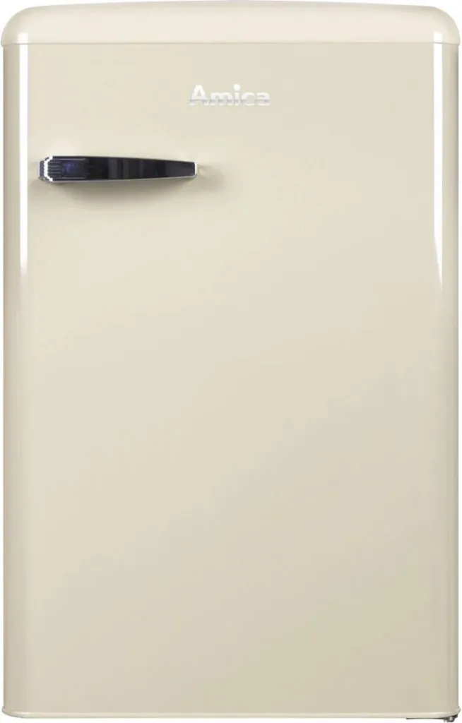 Amica KS 15615 B, Kühlschrank Mit Gefrierfach Im Retro Design, 85 Cm Höhe, Coffee Cream, 3 Amica KS 15615 B, Kühlschrank Mit Gefrierfach Im Retro Design, 85 Cm Höhe, Coffee Cream,