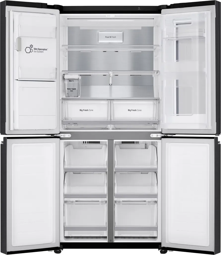 LG GMX844MCBF, Freistehend, Schwarz, French Door, LED, Berührung, LED 3 LG GMX844MCBF, Freistehend, Schwarz, French Door, LED, Berührung, LED