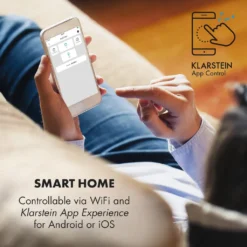 Klarstein Skyfall Smart Inselhaube,App- Und Gestensteuerung,45 X 42 Cm (ØxB),freihängend,Umluftbetrieb/Abluft,3 Stufen,402 M³/h,200 W,LED Beleuchtung,EEK C,inklusive Aluminium-Fettfilter Und 2 Aktivkohlefiltern,Wifi,illuminierter Touch-Drehregler,Dunstabzugshaube,Edelstahl,gold -Angebote Herd Liebe Store e19f6cb982db775bd5fcf2e1e10f6162