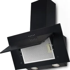 PKM Dunstabzugshaube Schräghaube Wandesse Kopffreihaube S13-60BBPY Schwarz 60cm -Angebote Herd Liebe Store e2355cafd190628cbf9084119691bdfb