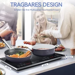 AMZCHEF Induktionskochfeld 2 Platten - 3500W - Induktionskochplatte Mit Sensor-Touch-Steuerung,Timer,3-Stunden-Timer,10 Temperaturstufen 13 AMZCHEF Induktionskochfeld 2 Platten - 3500W - Induktionskochplatte Mit Sensor-Touch-Steuerung,Timer,3-Stunden-Timer,10 Temperaturstufen -Angebote Herd Liebe Store e275a5a487445d1cd405c80f46837c15