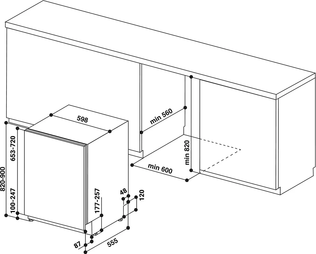 Bauknecht BCIC 3T333 PFE Vollintegrierbarer Geschirrspüler 60 Cm / 14 Maßgedecke / 7 Standardprogramme Und 1 Sensorprogramm/PowerClean/ActiveDry/Besteckschublade/MultiZone /Vollwasserschutz 11 Bauknecht BCIC 3T333 PFE Vollintegrierbarer Geschirrspüler 60 Cm / 14 Maßgedecke / 7 Standardprogramme Und 1 Sensorprogramm/PowerClean/ActiveDry/Besteckschublade/MultiZone /Vollwasserschutz - Image 9