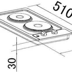 KF-GE-2F Kochfeld Autark Doppelkochplatte Doppelkochfeld Edelstahl -Angebote Herd Liebe Store e40f801f239ac19d2c30b75e91abe716
