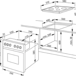 Amica - EHEG 934 112 E - Einbau-Herdset - Gas - Edelstahl -Angebote Herd Liebe Store e4c250ab95b7d79e78369640f5922cce