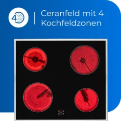 Exquisit EHE 157-2 UR-Set Einbau-Herd Glaskeramikkochfeld | Ober-/Unterhitze | Umluft & Grill| Inox -Angebote Herd Liebe Store e52f295627c9cc9b884c5db22dea179e